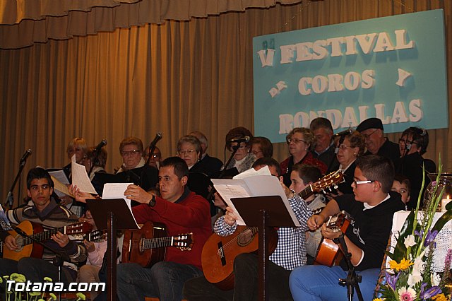 V festival de Coros y Rondallas a beneficio de la delegacin de 