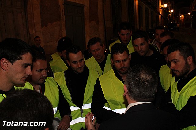 Manifestacin de la Polica Local frente al Consejero de Presidencia y autoridades municipales (Mircoles Santo) - 31