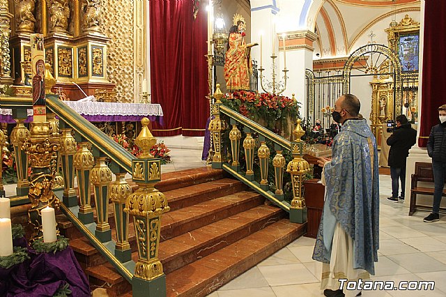 Santa Misa, Da de la Inmaculada Concepcin, con la presencia de Santa Eulalia. 8 diciembre 2020 - 21