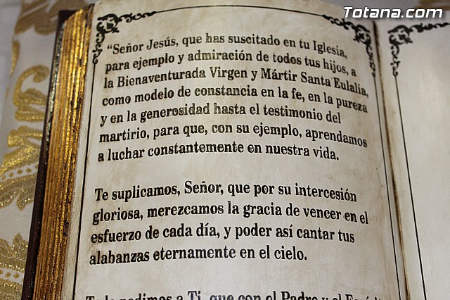 Santa misa presidida por el Obispo. Santa Eulalia 2014 - 5