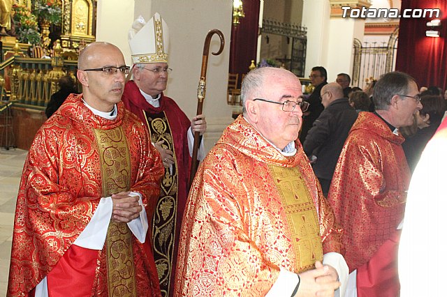 Santa misa presidida por el Obispo. Santa Eulalia 2014 - 15