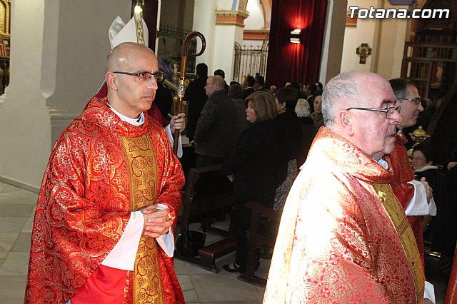 Santa misa presidida por el Obispo. Santa Eulalia 2014 - 16
