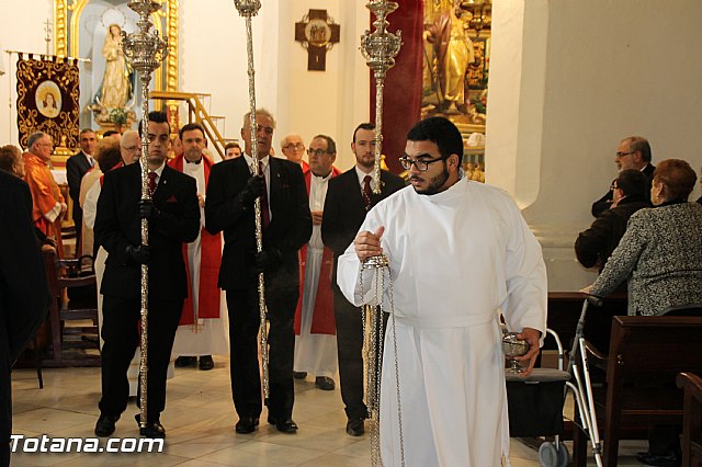El obispo de la dicesis de Cartagena preside la misa en la festividad de la Patrona de Totana, Santa Eulalia de Mrida - 2016 - 17