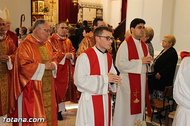 El obispo de la dicesis de Cartagena preside la misa en la festividad de la Patrona de Totana, Santa Eulalia de Mrida - 2016 - 25