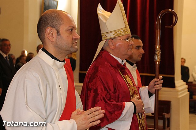 El obispo de la dicesis de Cartagena preside la misa en la festividad de la Patrona de Totana, Santa Eulalia de Mrida - 2016 - 43