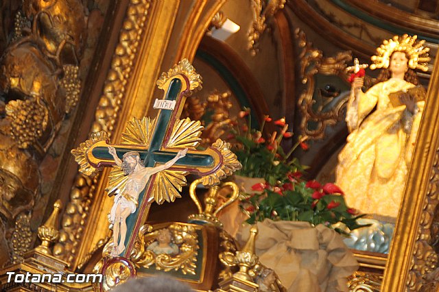 El obispo de la dicesis de Cartagena preside la misa en la festividad de la Patrona de Totana, Santa Eulalia de Mrida - 2016 - 44