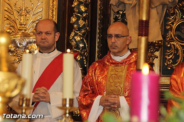 El obispo de la dicesis de Cartagena preside la misa en la festividad de la Patrona de Totana, Santa Eulalia de Mrida - 2016 - 57