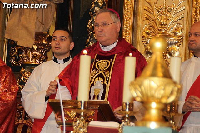 El obispo de la dicesis de Cartagena preside la misa en la festividad de la Patrona de Totana, Santa Eulalia de Mrida - 2016 - 59