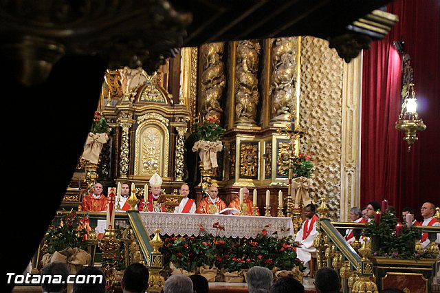 El obispo de la dicesis de Cartagena preside la misa en la festividad de la Patrona de Totana, Santa Eulalia de Mrida - 2016 - 79