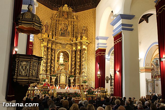El obispo de la dicesis de Cartagena preside la misa en la festividad de la Patrona de Totana, Santa Eulalia de Mrida - 2016 - 91