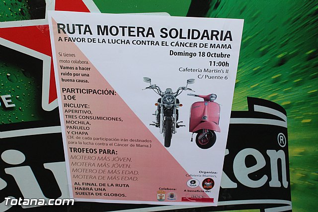 Ruta motera solidaria, a favor de la lucha contra el cncer de mama - 18