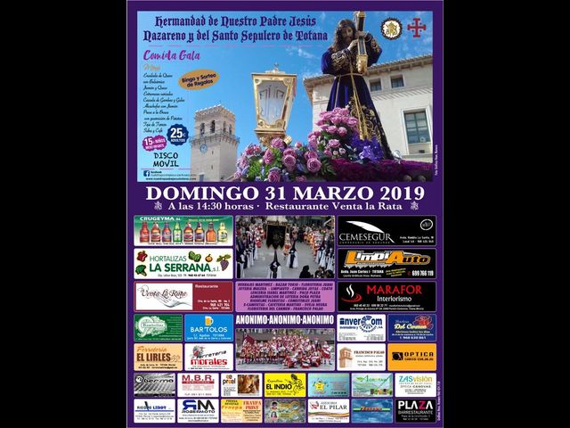 Comida-gala Hdad. de Nuestro Padre Jesús Nazareno y Santo Sepulcro 2019 - 1 Comida-gala Hdad. de Nuestro Padre Jesús Nazareno y Santo Sepulcro 2019 - 1