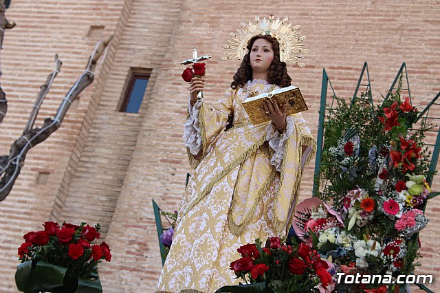 Ofrenda floral a Santa Eulalia Totana 2018 - 860