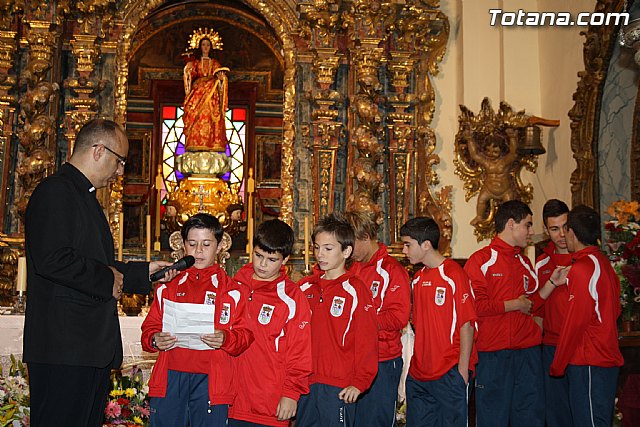 Escuela de ftbol - Ofrenda floral a Santa Eulalia 2011 - 42