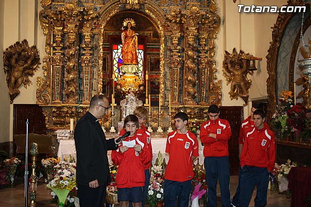 Escuela de ftbol - Ofrenda floral a Santa Eulalia 2011 - 50