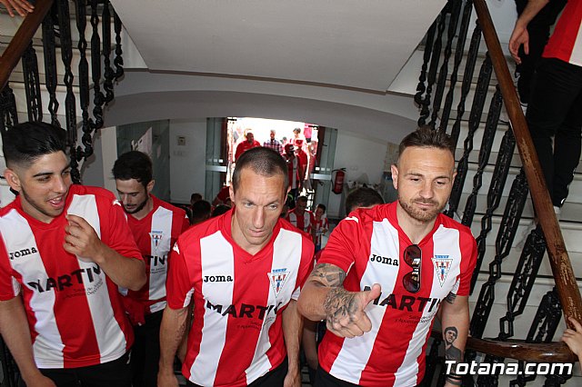 Recepcin institucional al Olmpico de Totana tras su ascenso a Tercera Divisin - 17