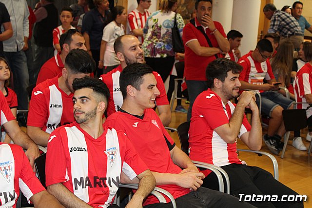 Recepcin institucional al Olmpico de Totana tras su ascenso a Tercera Divisin - 27