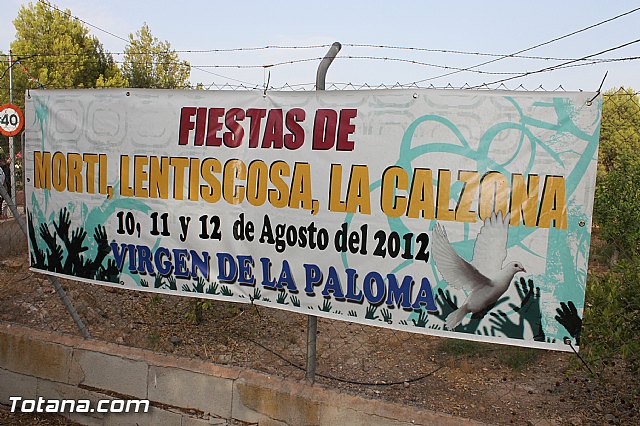 Fiestas de Mort, Lentiscosa y la Calzona en honor a la Virgen de la Paloma 2012 - 1