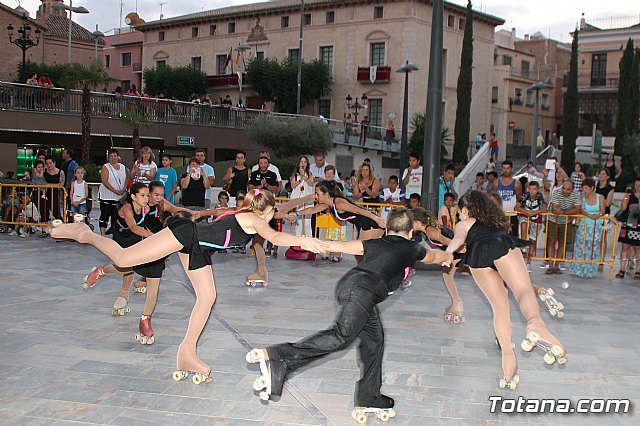 Exhibicin de patinaje. Club Patn Totana. Fiestas de Santiago 2016 - 13