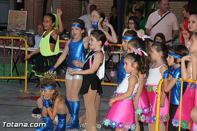 Exhibicin de patinaje. Club Patn Totana. Fiestas de Santiago 2016 - 19