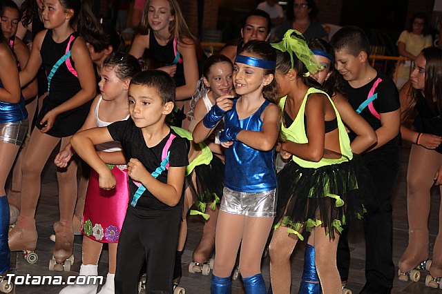 Exhibicin de patinaje. Club Patn Totana. Fiestas de Santiago 2016 - 68