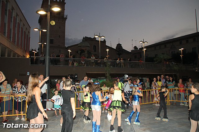 Exhibicin de patinaje. Club Patn Totana. Fiestas de Santiago 2016 - 79