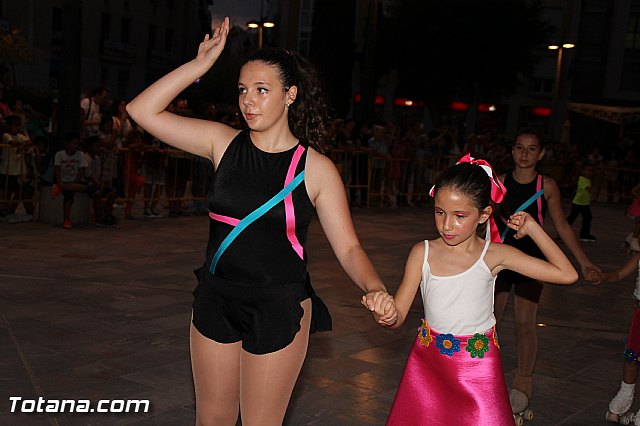 Exhibicin de patinaje. Club Patn Totana. Fiestas de Santiago 2016 - 83