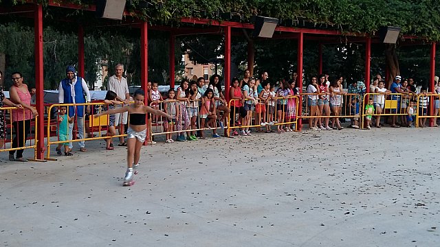 Exhibicin de patinaje artstico - Fiestas de Santiago 2015 - 4