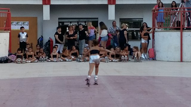 Exhibicin de patinaje artstico - Fiestas de Santiago 2015 - 5
