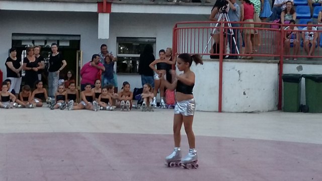 Exhibicin de patinaje artstico - Fiestas de Santiago 2015 - 6