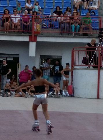 Exhibicin de patinaje artstico - Fiestas de Santiago 2015 - 7