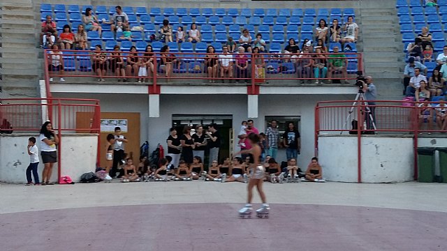 Exhibicin de patinaje artstico - Fiestas de Santiago 2015 - 9