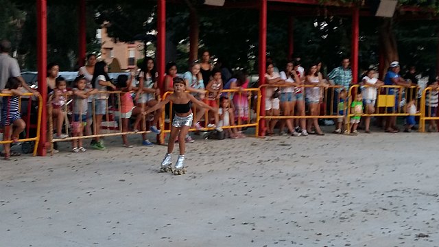 Exhibicin de patinaje artstico - Fiestas de Santiago 2015 - 14