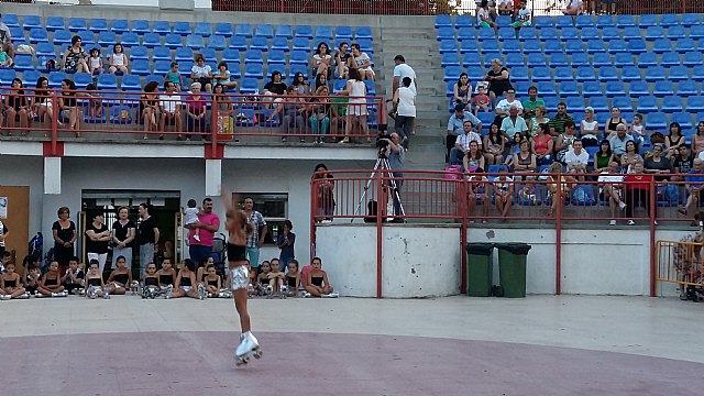 Exhibicin de patinaje artstico - Fiestas de Santiago 2015 - 15