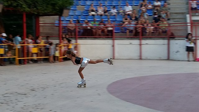 Exhibicin de patinaje artstico - Fiestas de Santiago 2015 - 17