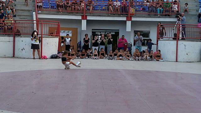 Exhibicin de patinaje artstico - Fiestas de Santiago 2015 - 19
