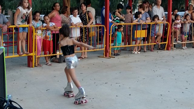 Exhibicin de patinaje artstico - Fiestas de Santiago 2015 - 21