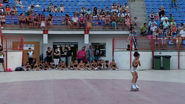 Exhibicin de patinaje artstico - Fiestas de Santiago 2015 - 22