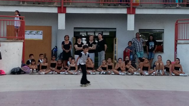 Exhibicin de patinaje artstico - Fiestas de Santiago 2015 - 25