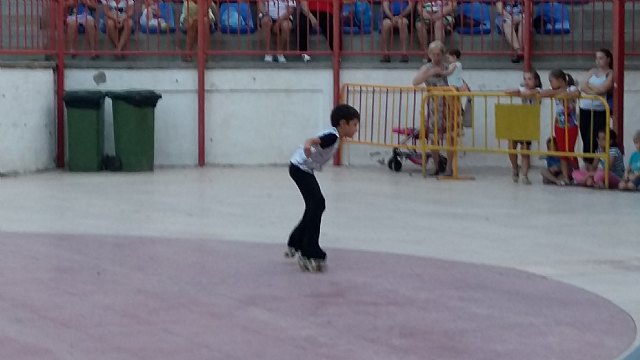 Exhibicin de patinaje artstico - Fiestas de Santiago 2015 - 27