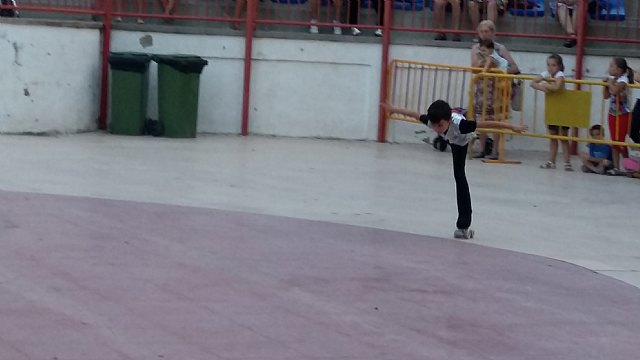 Exhibicin de patinaje artstico - Fiestas de Santiago 2015 - 30