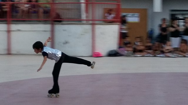 Exhibicin de patinaje artstico - Fiestas de Santiago 2015 - 31