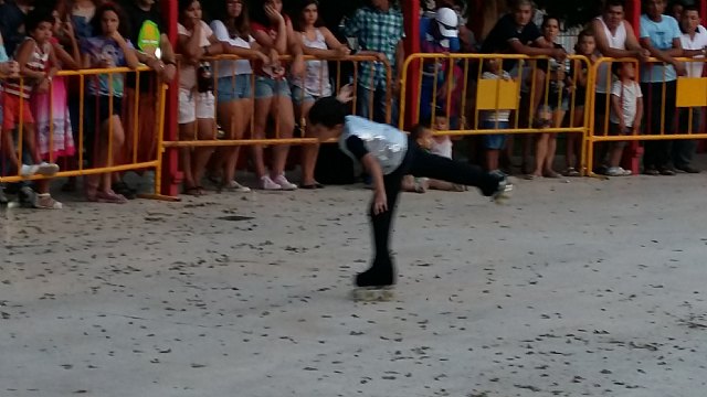 Exhibicin de patinaje artstico - Fiestas de Santiago 2015 - 32