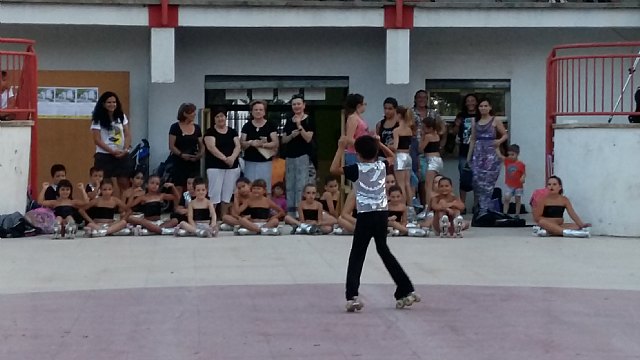 Exhibicin de patinaje artstico - Fiestas de Santiago 2015 - 34