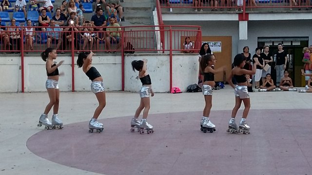 Exhibicin de patinaje artstico - Fiestas de Santiago 2015 - 40