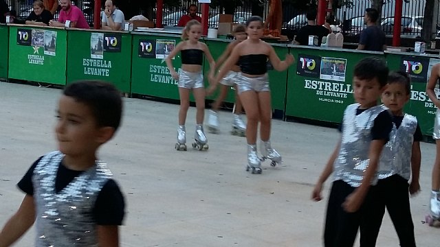 Exhibicin de patinaje artstico - Fiestas de Santiago 2015 - 44