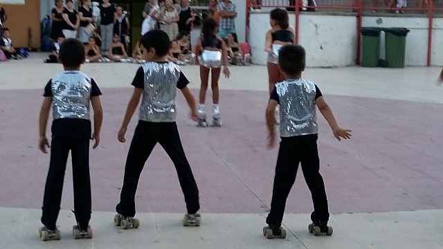 Exhibicin de patinaje artstico - Fiestas de Santiago 2015 - 45