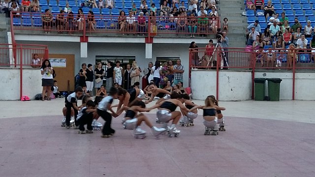 Exhibicin de patinaje artstico - Fiestas de Santiago 2015 - 48