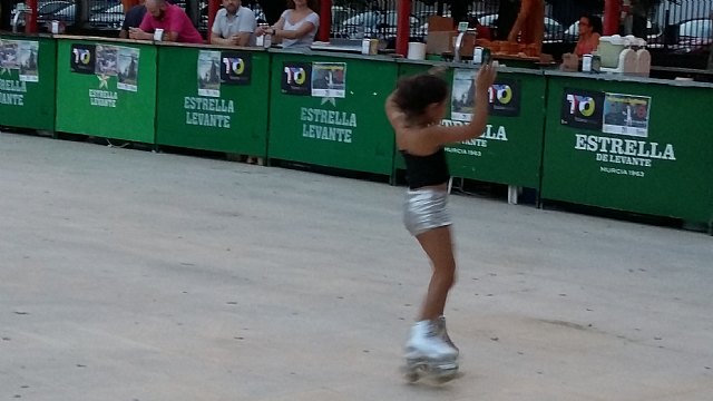 Exhibicin de patinaje artstico - Fiestas de Santiago 2015 - 51