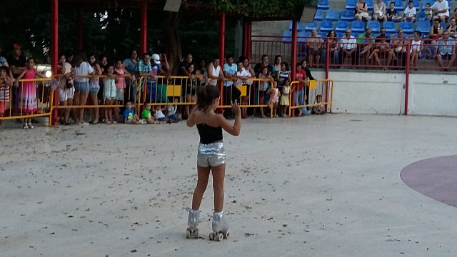 Exhibicin de patinaje artstico - Fiestas de Santiago 2015 - 53